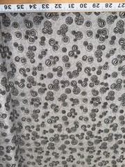 Vintage Buttons By Choice Fabrics ~ By The Yard ~ Black