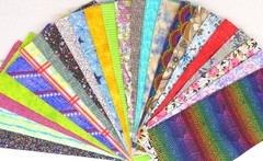 24 Fat Quarter Bundle, 6 Yards 100% Cotton Fabric, 18″ x 22″ for Quilting