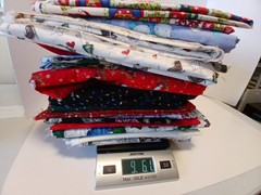 Fabric Lot 9+ lbs Quilt Christmas Crafting Remnants & Yards Vintage & Modern
