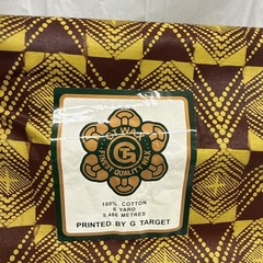 African Wax Print Fabric – GT WAX FINEST QUALITY- 6 Yards 100% Cotton G TARGET
