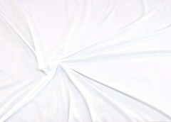 Fabric Light Weight Polyester Spandex 4 way stretch White LY785