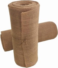 12″ x 10 yd NO-FRAY Burlap Roll ~ Natural Long Fabric with Finished Edges.