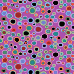1/2 Yard – Kaffe: From the Archives | Bubbles – Plum by Kaffe Fassett