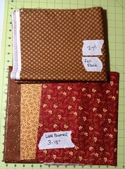 Lot of fall fabric Sandy Gervais for Moda fabric. 12 yards total OOP collections
