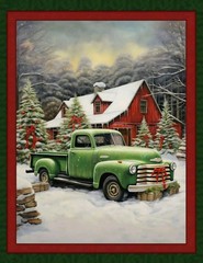 MDG – Christmas At The Barn Quilting And Crafting Fabric Panel