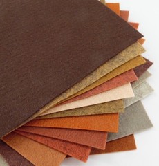 15 – 9″X12″ Brown Colors Collection – Merino Wool blend Felt Sheets