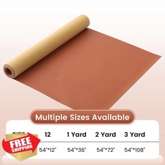 KUUP Soft PU Litchi Grain Faux Leather Fabric, 54″ x 12″, Waterproof Vegan Sy…