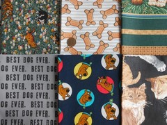 30 I SPY Cats Dogs PETS Fat/ Long Quarter Quilt Cotton Fabric Bundle