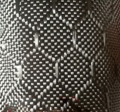 3K Real Carbon Fiber Cloth Fabric Hexagonal Jacquard Weave 240g 100cm Width