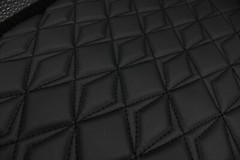 Vinyl Grain Quilted Faux Leather Upholstery Fabric | Butterfly 55″ 4mm Foam
