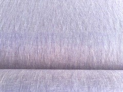 100% Linen Fabric Yarn Dyed Heather Lilac & White 216gsm 6.4oz, Swatch Available
