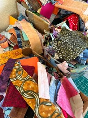 Buy 10 Assorted Cotton Fabric Quilting/Craft Scraps-Get 10 FREE