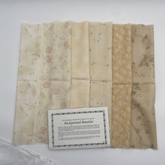 Keepsake Quilting Medley of the Month “Background Beauties” Beige 6 Fat Quarters