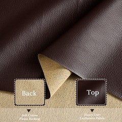 Hyvakuppa Faux Leather Fabric By The Yard Marine Vinyl Fabric 55 W Durable