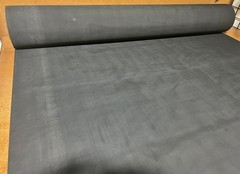 60oz. Dupont Hypalon Hank Fabric Material in Black 60″ Wide (BY THE 1/2 YARD)
