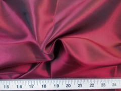 Fabric Two Tone Iridescent Apparel Taffeta Burgundy Taf01