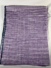 Handcrafted Cotton Fabric ~ Lilac Slub Cotton Fabric (Imported from India) 44″