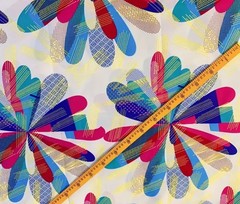 Super Hollandais/Bella Wax/ Geometric Print Fabric/Up To 45” Wide/6 Yd LOT
