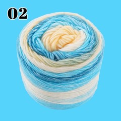 100g/roll Colorfulful Candy Bean Scarf Mohair Yarn Special Knitting Wool Ball