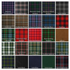 Tartan Swatches – Homespun Wool Blend