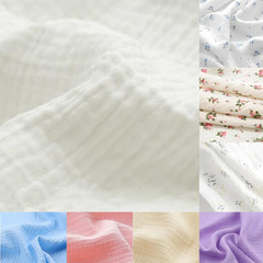 Cotton Double Gauze Fabric by the Yard, Muslin Material for Sewing and Craft