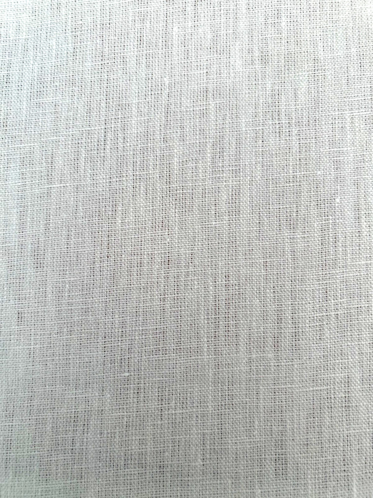 End of Bolt Bargain ! 100% Linen – Bleached White, 7.5oz/y2 (255gsm)