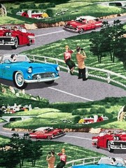 44″ Wide “Planes Trains & Automobiles” by Windham Fabrics – American Vintage BTY