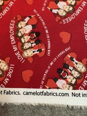 TV The office cotton quilt fabric fat quarters choice!