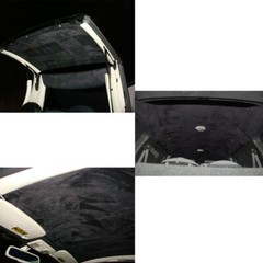 Black Headliner Fabrics 1/8″ Foam Backed 40″x60″ DIY Home Trim Interior Replace