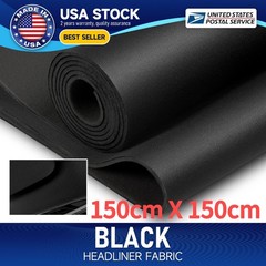 3MM 150cm*150cm Flat Knit Headliner Fabric with Foam Backing for Car Roof Lining