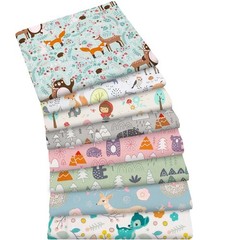 8Pcs Fat Quarter Fabric Bundles 100% Cotton 20” X 20” Quilting Cotton Craft Fa