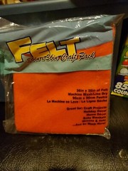 Craft Pack Orange Premium 100% acrylic felt 36″ x 36″ New in Package