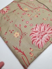 French General Fabric Cotton Floral Pink Moda Sew Quilting Craft New FAT QUARTER