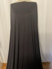 High-End Poly Knit Jersey 2Way Stretch Black Mediumweight Fabric By The Yd. 60″W