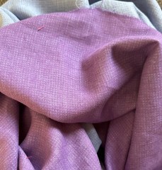 100% Linen Fabric Yarn Dyed Double Faced By the Yard