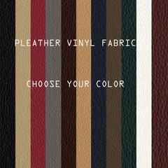 VINYL FABRIC FAUX LEATHER FABRIC PLEATHER UPHOLSTERY FABRIC – 17 COLORS – 54″W
