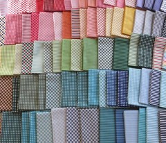 Stripes & Checks Theme Fat Quarters by Riley Blake Fabric $3.99 Ships Any Amount