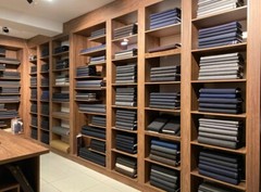 Ermenegildo Zegna Tessitura di Novara seersucker suit/jacket fabric (100% silk)