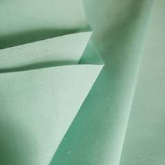 AQUA SEAFOAM POLY COTTON FABRIC 58″ BY THE YARD SOLID COLOR MINT GREEN FABRIC