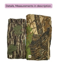 Vintage Camo Fabric Bundle 1989 Hunting Cotton Sweatshirt Hoodie Sewing Lot