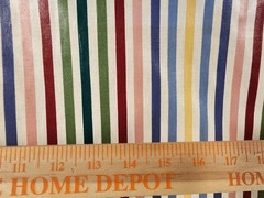 5th Ave. Afternoon Striped Decorating Fabric 100% Cotton By-The-Yard Qty Disc