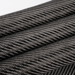 40”-118” Real Carbon Fiber Cloth Fabric Roll 3k 200gsm 2×2 Twill Weave Black