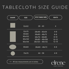 Home Fashions Holiday Tree Trimmings Wrinkle Resistant Fabric Christmas Tableclo