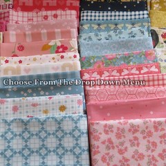 Floral & Patriotic Fat 1/4’s By Riley Blake, $3.99 Ships Any Amount Of Fabric.