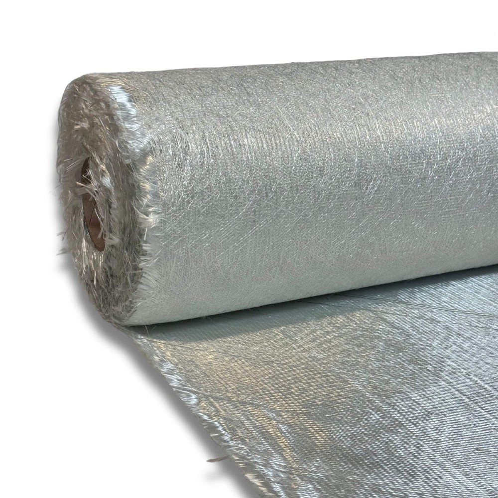 1708 Biaxial Fiberglass Cloth 45/45 w Mat 50″ Wide Marine Repair