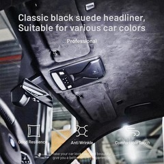 36″L x 60″W High-Quality Faux Suede Headliner Fabric for Cars, Tube Packaged