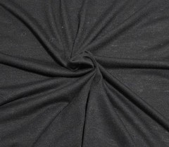 Wool Blend Jersey Knit Fabric by the Yard Black Soft with Drape 11/11