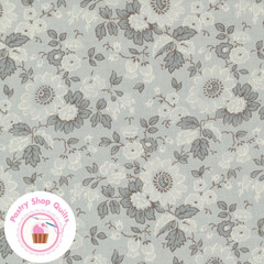 Moda LA GRAND SOIREE 13922 17 Ciel Blue Floral FRENCH GENERAL Quilt Fabric