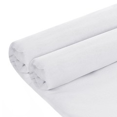 Lyksgir White Cotton Muslin Fabric, 10 Yards x 59 Inches, Bleached