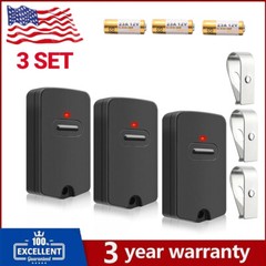 3 Remote for GTO Mighty Mule Gate Opener Control Transmitter RB741 FM135 318MHz